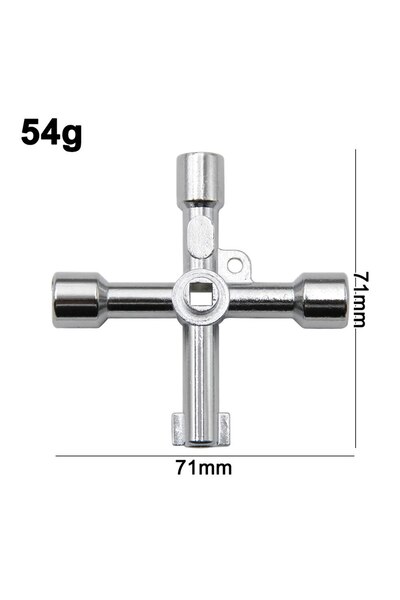 Choice 4-in-1 screwdriver Multifunctional 4-in-1 Cross Portable Silver Hand S...