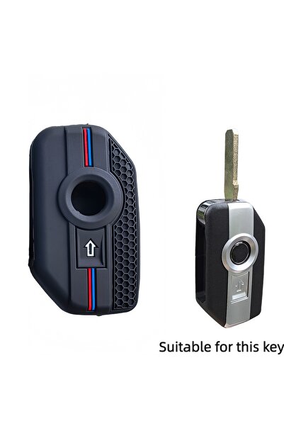 Choice black Silicone Remote Key Fob Keychain Ring Shell Case Cover Holder Fo...