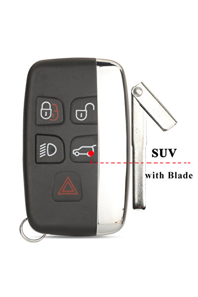 Choice3 غطاء مفتاح ذكي للسيارة من جينغيوكين مزود بشفرة، مناسب لسيارات لاند رو...