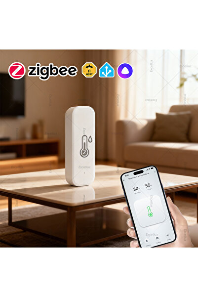 Choice مستشعر درجة الحرارة والرطوبة بتقنية Zigbee، جهاز قياس الرطوبة والحرارة...
