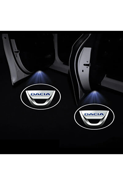 Choice4 داسيا - قطعتان من مصابيح LED لعرض أبواب السيارة، مصابيح ترحيبية للسيا...