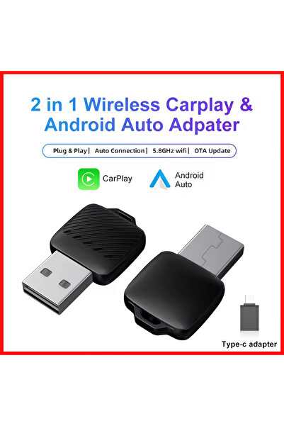 Choice عرض لفترة محدودة: محول كارلينكيت ميني اللاسلكي لـ CarPlay، إصدار 2025،...