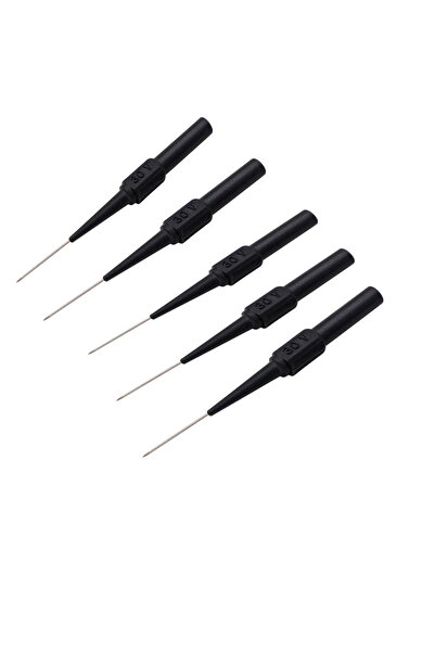 Choice قلم اختبار جهد كهربائي أسود اللون مكون من 5 قطع، مزود بمؤشر قياس للسيا...