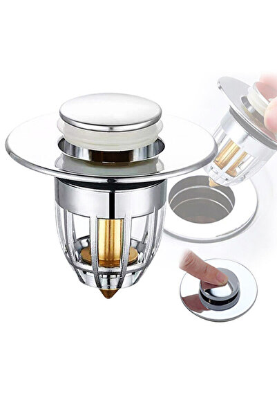 Choice سدادة حوض الحمام ذات قلب نحاسي، فلتر تصريف قابل للارتداد، فلتر حوض الا...