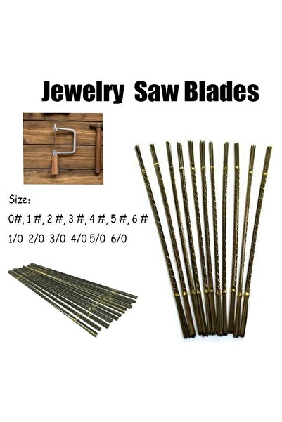 Choice27 رقم 3، 12 قطعة من شفرات منشار ضغط المجوهرات، شفرات قطع المعادن اليدو...