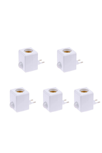 Choice 5PCS Motion Sensor AC85-265V E27 Led Lamp Base with Motion Sensor PIR ...