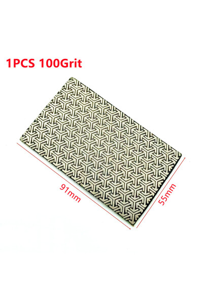 choice2 قطعة واحدة من وسادة تلميع يدوية ماسية بدرجة خشونة 100، مناسبة لتلميع ...