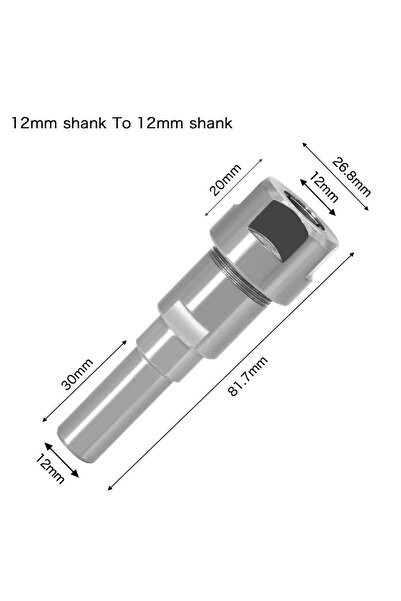 Choice5 قضيب تمديد لقمة التوجيه من 12 إلى 12 مم، أداة قطع الطحن لماكينة النقش...