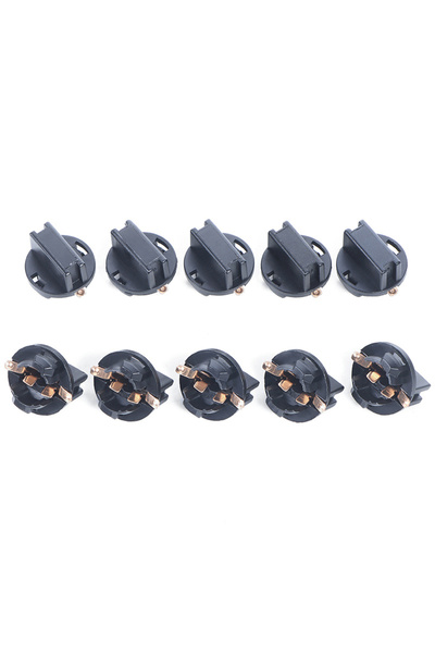 Choice 10 قطع من قواعد مصابيح T10 ذات القاعدة الوتدية - لحامل مصابيح لوحة الق...