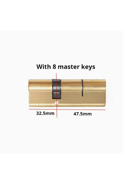 Choice قفل أسطواني باب 80 (32.5-47.5) ذو اتجاه محايد، أسطوانة 65 70 80 90 115...