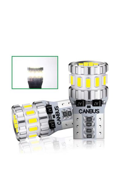 Choice مصباحان صغيران فائقان السطوع T10 بقوة 5 واط، 3400 لومن، 12 واط، مصابيح...