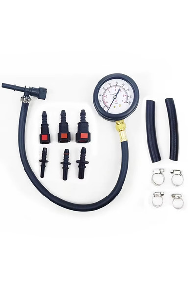 Choice جهاز قياس ضغط نظام الوقود للسيارات والدراجات النارية، أسود اللون، يقيس...