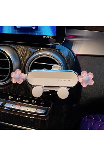 Choice حامل هاتف محمول للسيارة بتصميم زهرة كرتونية لطيفة، مشبك تثبيت مبتكر عل...