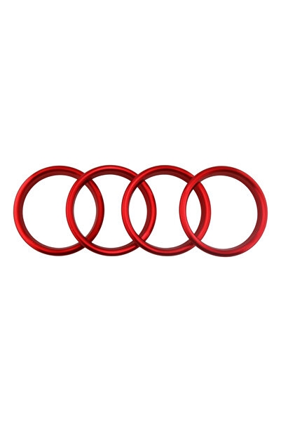 Choice غطاء حلقة فتحة تهوية مكيف الهواء باللون الأحمر، ملصق تزييني لأودي A3 S...