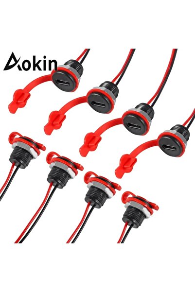 Choice 8 قطع موصل أنثى من النوع C ثنائي السن، مقبس أنثى من النوع C ثنائي السن...