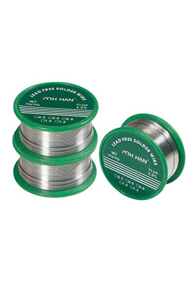 Choice5 سلك لحام عالي النقاء، خالٍ من الرصاص، بقطر 0.8 مم ووزن 30 غرام، لا يح...
