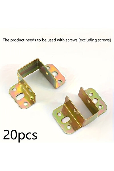Choice 20 قطعة من دعامات تثبيت عوارض السرير المعدنية المتينة - سميكة لتثبيت ا...