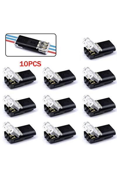 Choice 10 PCS 10/30/50pcs wire connect terminal connector, 3-pin Bidirectiona...