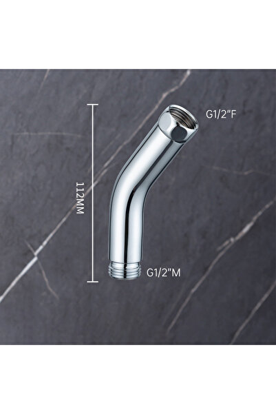 Choice محول رأس دش يدوي M قطعة واحدة وصلات G1/2 زاوية تمديد الدش 90 درجة 135 ...