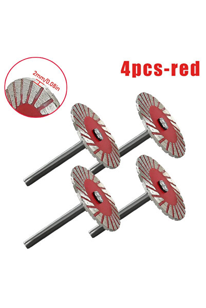 Choice 4 قطع من شفرات المنشار الدائرية الماسية الحمراء الصغيرة (2/4/7 قطع) مع...