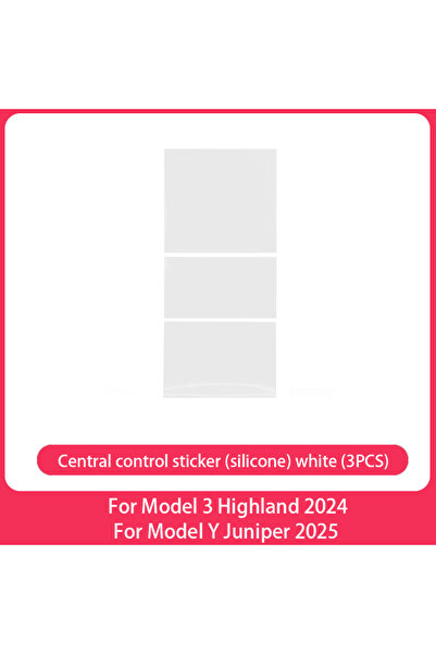 Choice ملصق سيليكون للوحة التحكم المركزية لسيارة تسلا موديل Y جونيبر، ملصق ام...