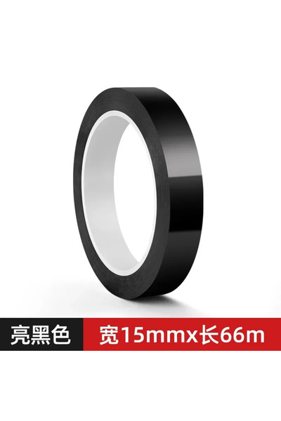 Choice ملصقات سوداء لامعة مقاس 15 مم × 66 مم لحماية حواف نوافذ السيارات، وتغط...