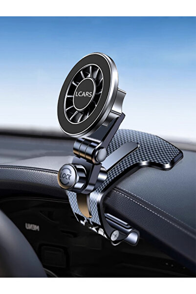 Choice حامل سيارة أسود متعدد الزوايا قابل للتعديل للهاتف، مشبك تثبيت أنيق للو...