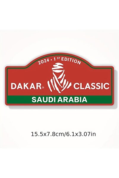 Choice ملصق سيارة لعبة رالي داكار الجديدة باللون الأحمر لعام 2025، مناسب للسي...