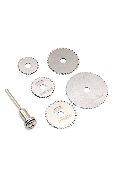 Choice طقم فضي مكون من 7 قطع، مناسب للخشب والمعادن، شفرة منشار دائرية صغيرة ب...