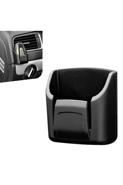 Choice قطعة واحدة من مشبك حامل مفاتيح السيارة العالمي، صندوق تخزين داخلي للسي...