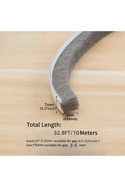 Choice شريط مانع للتسرب مقاوم للرياح، رمادي، بطول 10 أمتار (32.8 قدم)، متوفر ...