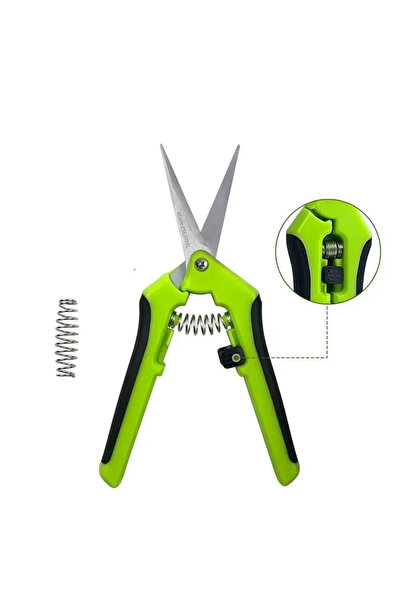Choice green 6.5 Inch Gardening Scissors Hand Pruner Pruning Shears Trimming ...