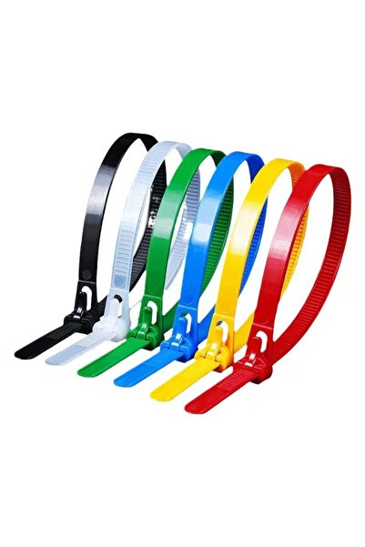 Choice 200 قطعة من أربطة الكابلات الملونة المختلطة، 1000/100 قطعة من أربطة ال...