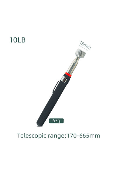 Choice قلم مغناطيسي صغير محمول قابل للتمديد أسود اللون بوزن 10 أرطال، مناسب ل...