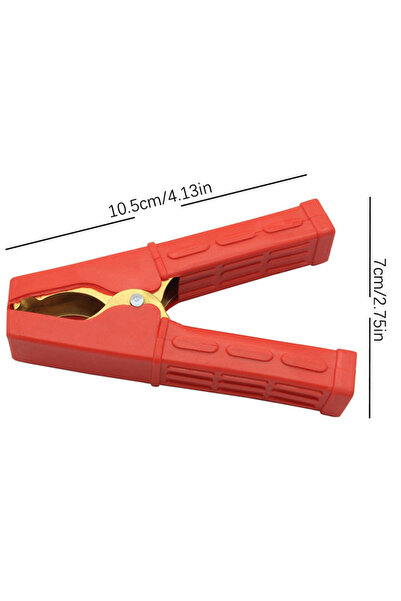 Choice مشبكان تمساح من نوع "كروديل" مقاس واحد، قطعتان، 200 أمبير، موصل معزول ...