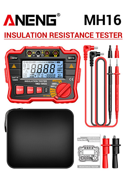 ANENG جهاز قياس المقاومة العازلة الرقمي MH16 بدون بطارية