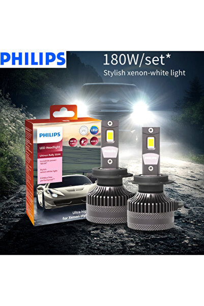Philips مصابيح أمامية للسيارة HB3 HB4 6500K LED 15000lm Ultinon Rally 3590 H4...