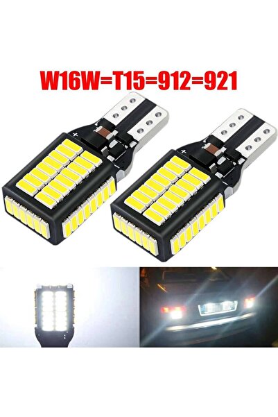 Choice White 2Pcs LED Reverse Light Blub Lamp W16W T15 921 Canbus For F12 F13...