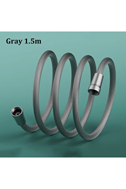 Choice أنبوب دش مضفر من حبل نايلون بطول 1.5 متر، أنبوب مياه عالمي بأربعة نقاط...