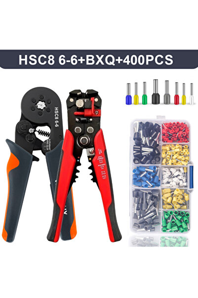 Choice9 6-6 BXQ 400 قطعة كماشة متعددة الوظائف لتقشير الأسلاك وقص الكابلات وتج...