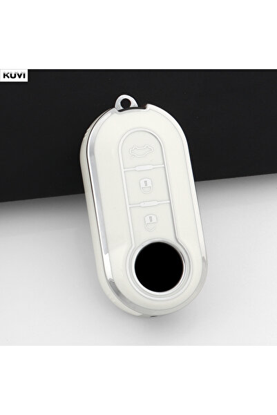 Choice4 غطاء حماية أبيض ساخن لمفتاح السيارة مصنوع من مادة TPU، مناسب لسيارات ...