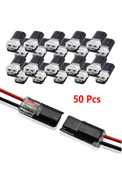 Choice1 Line Connector 50Pcs 20/30/50/100 Pieces of Locking Plug-In Dual-Wire...