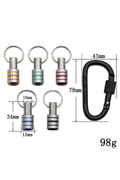 Choice 5 قطع مخططة، 5 قطع سلسلة مفاتيح ملونة، قضيب توصيل سريع التغيير، مفك بر...