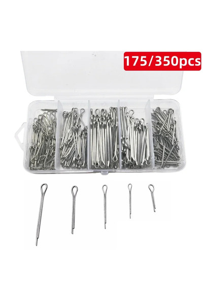 Choice1 175pcs 175/350pcs Cotter Pin Set - Guaranteed Secure and Reliable Con...