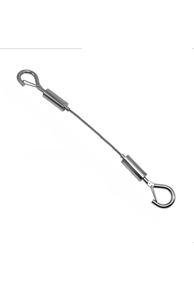 Choice 1pc Adjustable Automatic Stainless Steel Wire Rope Spring Hook for Clo...