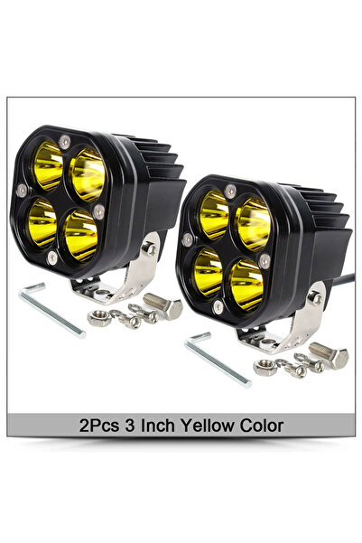 Choice قطعة واحدة من مصباح عمل LED أبيض اللون مقاس 3 بوصات، يعمل بجهد 12-30 ف...