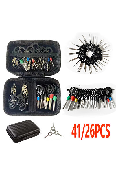 Choice1 41PCS with box 41/26/59/100pcsCar Terminal Removal Wire Plug Wire Cri...