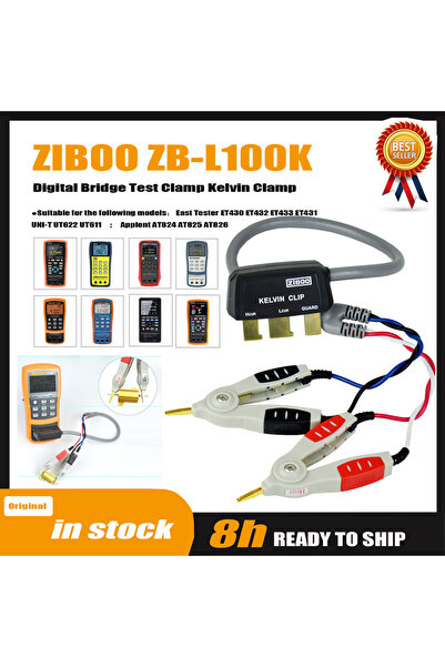 Choice ZIBOO ZB-L100K Handheld LCR Test Clip Universal Digital Bridge Kelvin ...