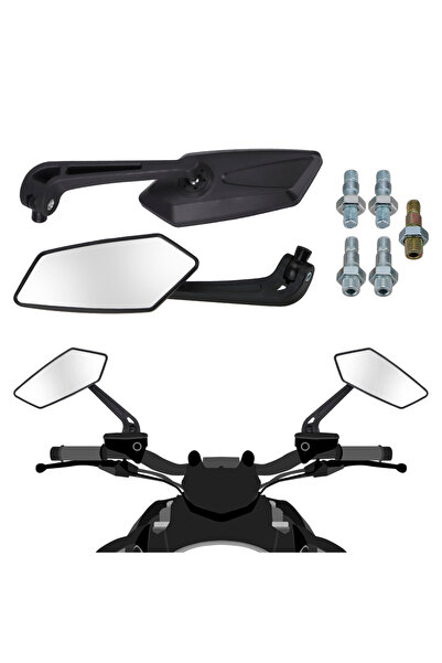 Choice مرآة مقود الدراجة النارية، مرآة الرؤية الخلفية لمقود الدراجة النارية، ...