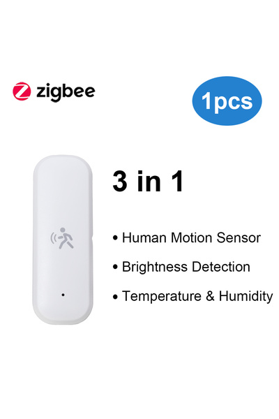 Choice 3 in 1 TUYA ZigBee Smart Pir Motion Sensor Detector With Temperature a...